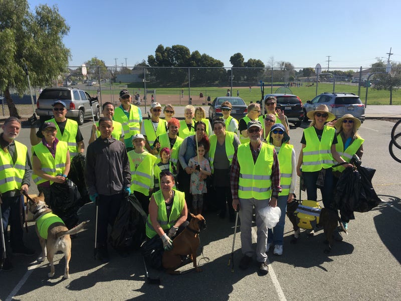 Steacy Sadler, founder of Benicia Litter Pickers.