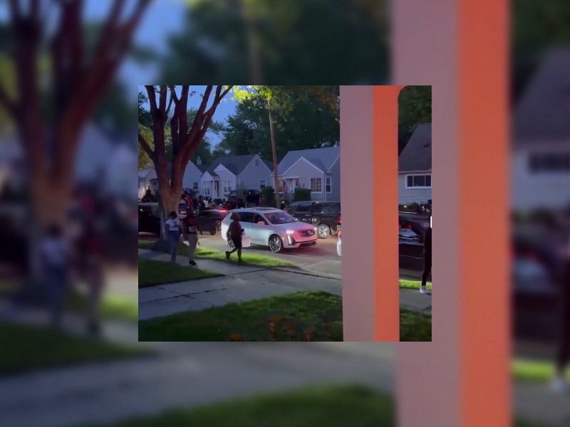 Crowd disperses in Berkley neighborhood