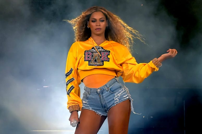 Beyonce Knowles performs onstage during 2018 Coachella Valley Music And Arts Festival