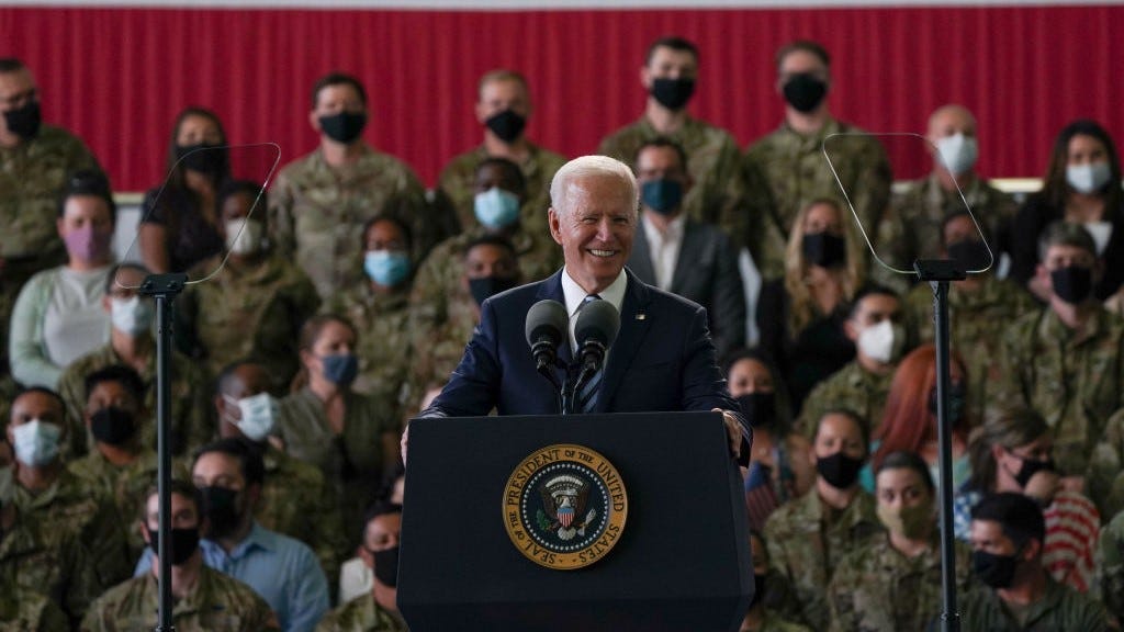 Biden aims to boost military spending