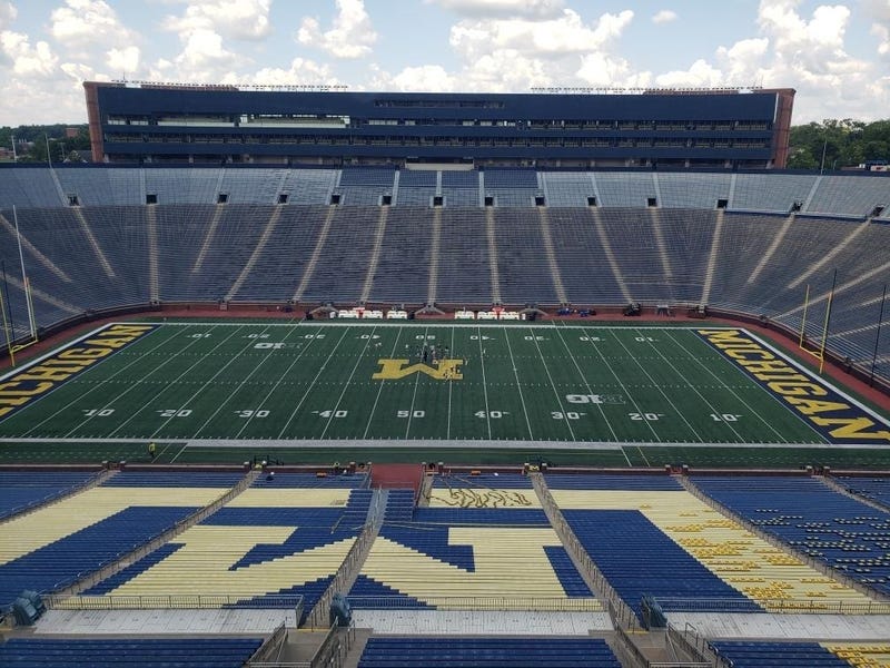 A general view of Michigan Stadium in Ann Arbor.