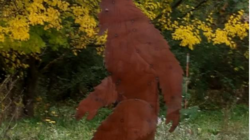 Sasquatch lawn ornament