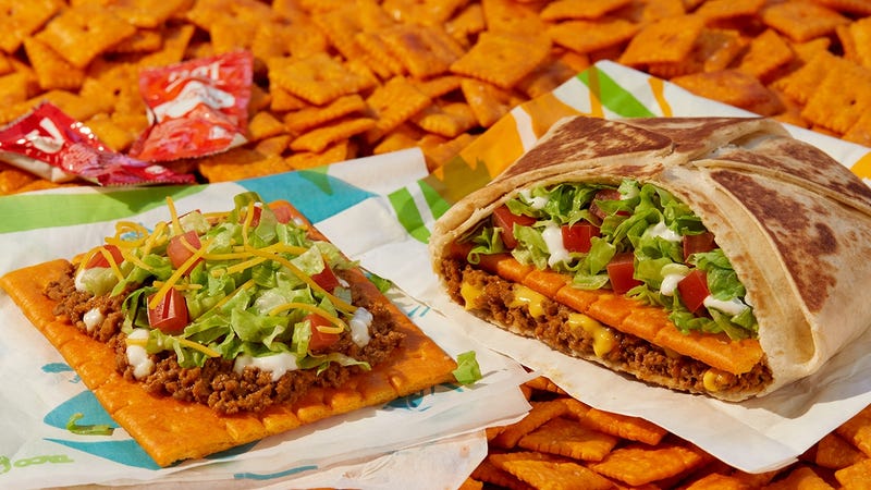 The Big Cheez-It Tostada and Big Cheez-It Crunchwrap Supreme are currently in the test phase at one U.S. location.