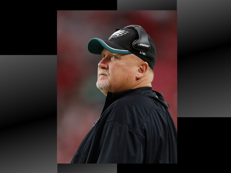 Outside Linebackers Coach Bill McGovern of the Philadelphia Eagles on the sidelines during the NFL game against the Arizona Cardinals at the University of Phoenix Stadium on October 26, 2014 in Glendale, Arizona.