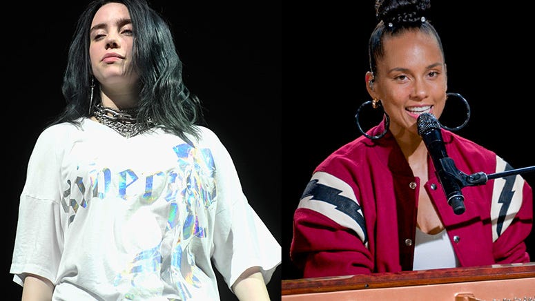 Billie Eilish shares the advice she got from Alicia Keys after record-breaking GRAMMY night