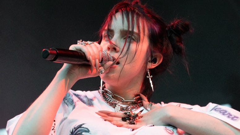 Billie Eilish Shares Fiery Video for 'all the good girls go to hell'