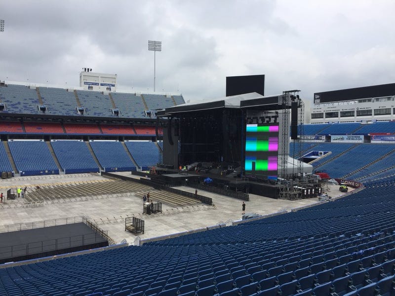 Bills Stadium prepares for Guns N Roses show. March 12, 2018