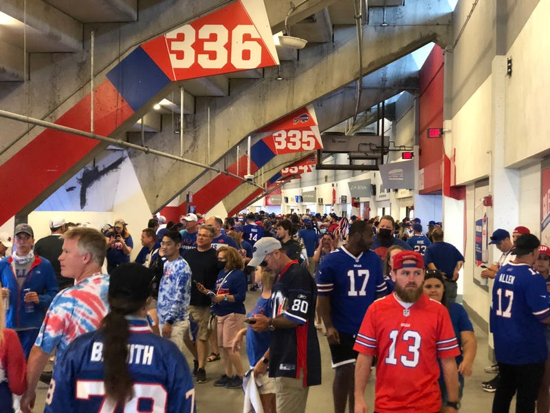 Bills fans return to Highmark Stadium for the home opener against the Pittsburgh Steelers. September 12, 2021