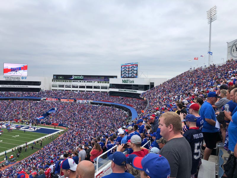 Fans at Highmark Stadium for the Bills home opener. September 12, 2021
