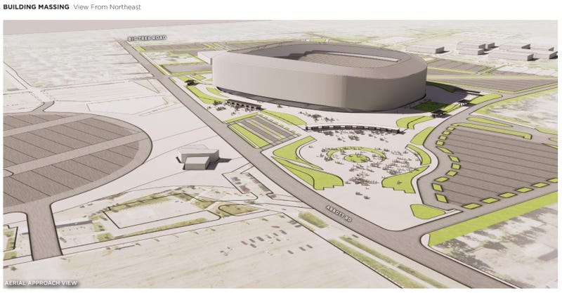Bills stadium - Building massing