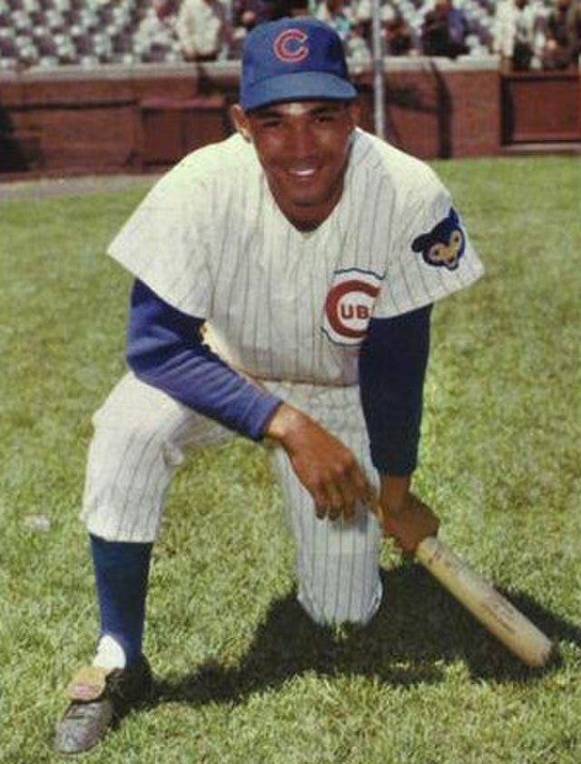 Billy Williams is one of the greatest players in Cubs history. 