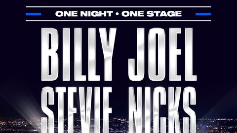 Billy Joel and Stevie Nicks at Ford Field