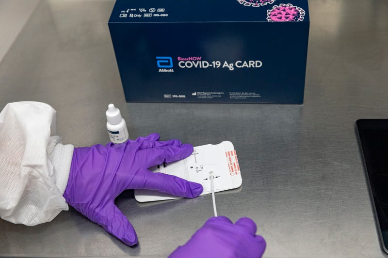 The Trump administration is sending 11,900,000 state-of-the-art Abbott BinaxNOW COVID-19 point of care antigen tests to the state of California.