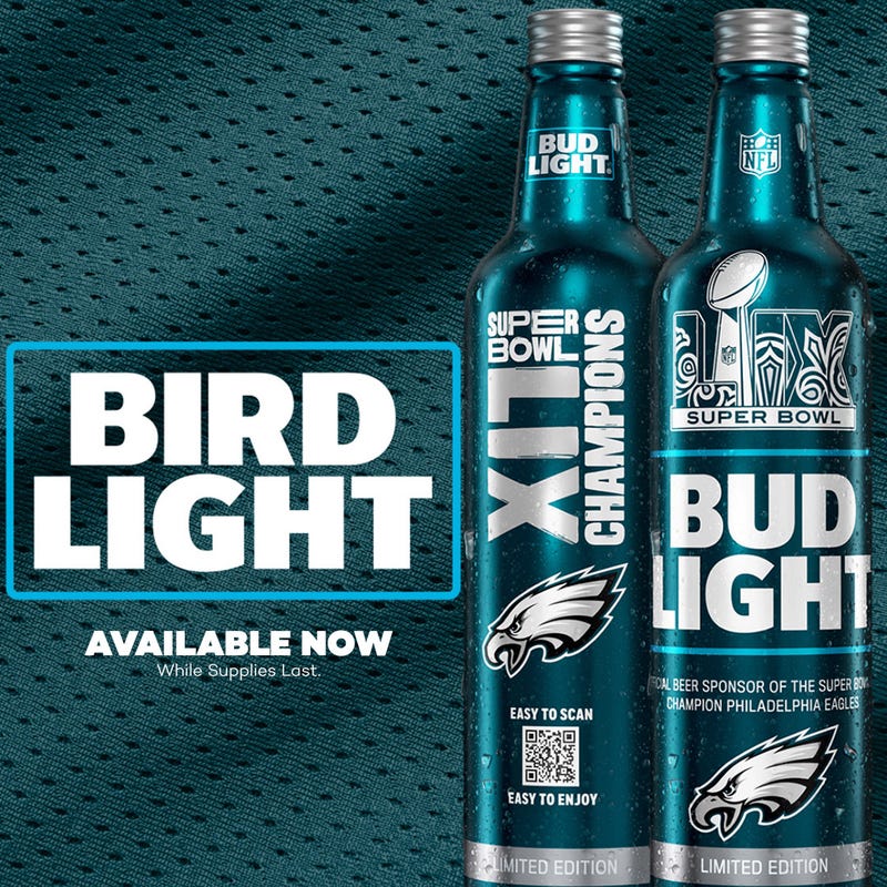 Bird Light bottles