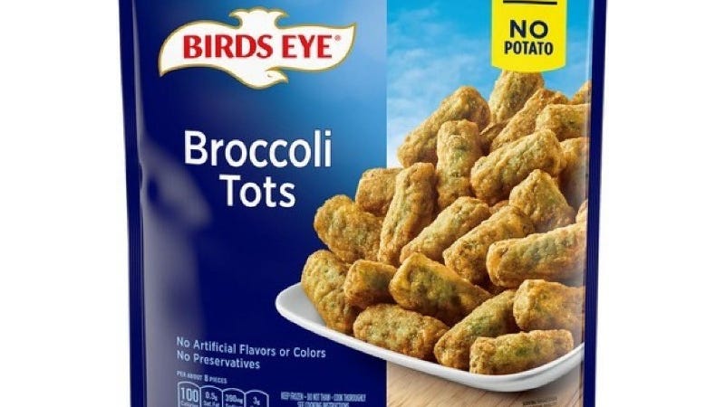 Broccoli tots recalled after 2 reports of dental damage due to chunks of rock, metal