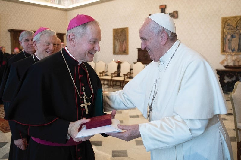 Area Catholic leaders reacted Monday to the passing of Pope Francis at age 88. St. Louis Archbishop Mitchell Rozanski and Springfield Bishop Thomas Paprocki both issued statements