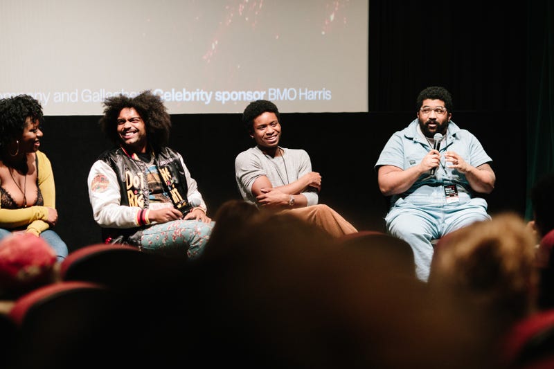 Panelists speak at the Black Harvest Film Festival.