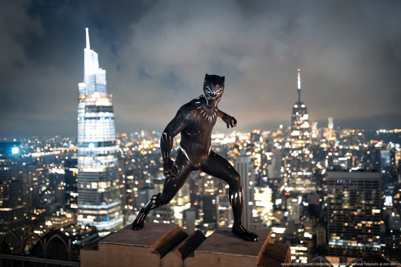 Black Panther wax figure