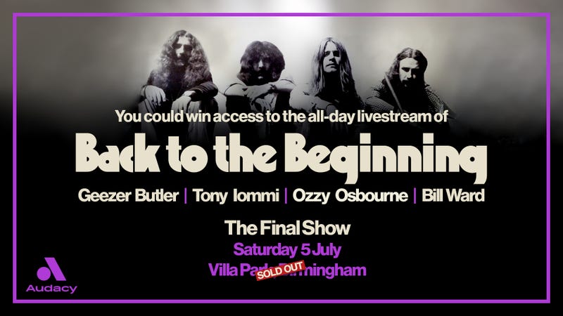 You could win access to the all-day livestream of Back to the Beginning