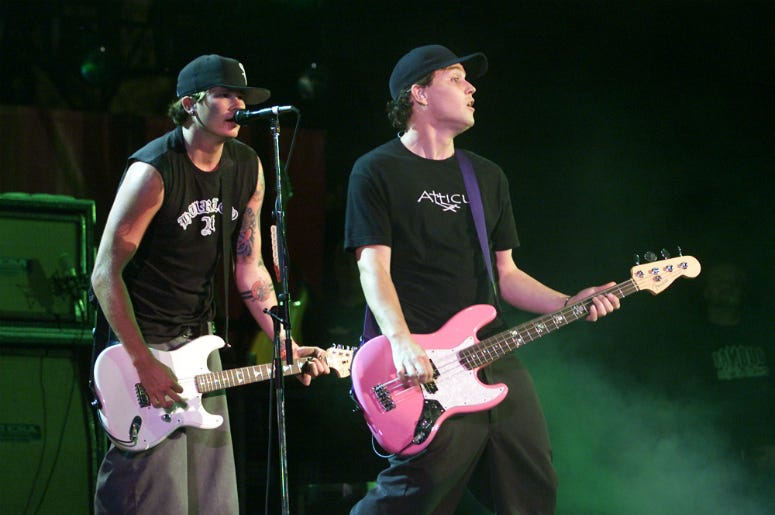 Blink 182 performs at the 9th Annual KROQ Weenie Roast