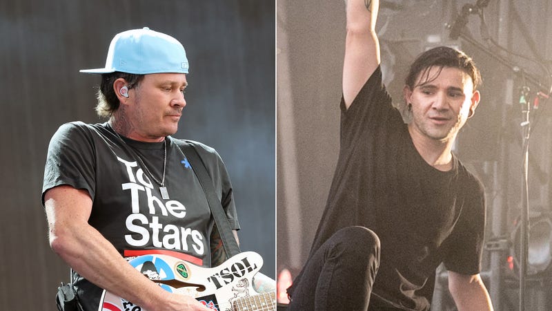 Tom DeLonge of Blink-182, Skrillex