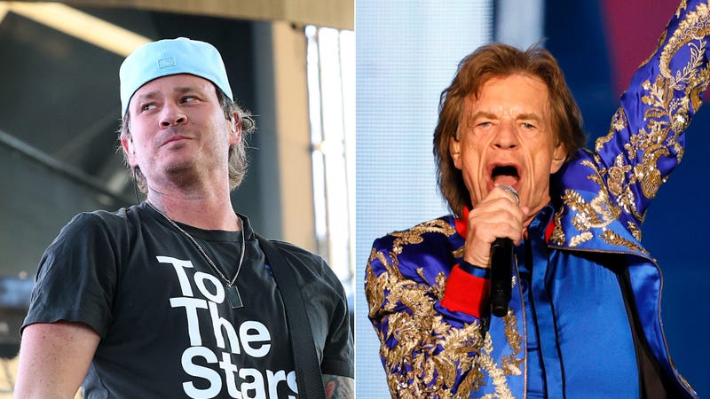 Tom DeLonge of Blink 182, Mick Jagger of The Rolling Stones