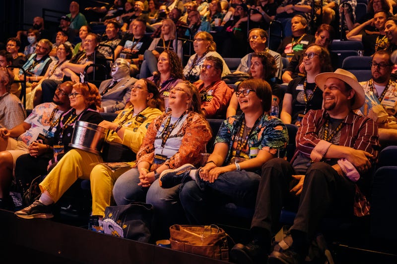 Fans seated at the Colonial Theatre in Phoenixville during a movie