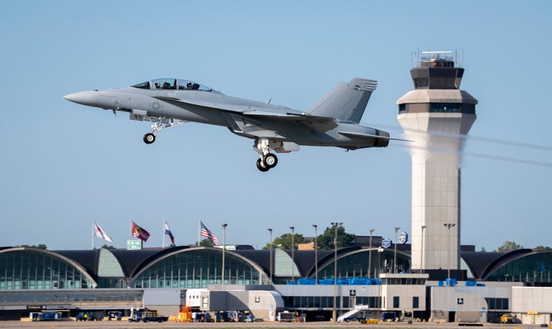 F/A-18 Super Hornet at Lambert Airport