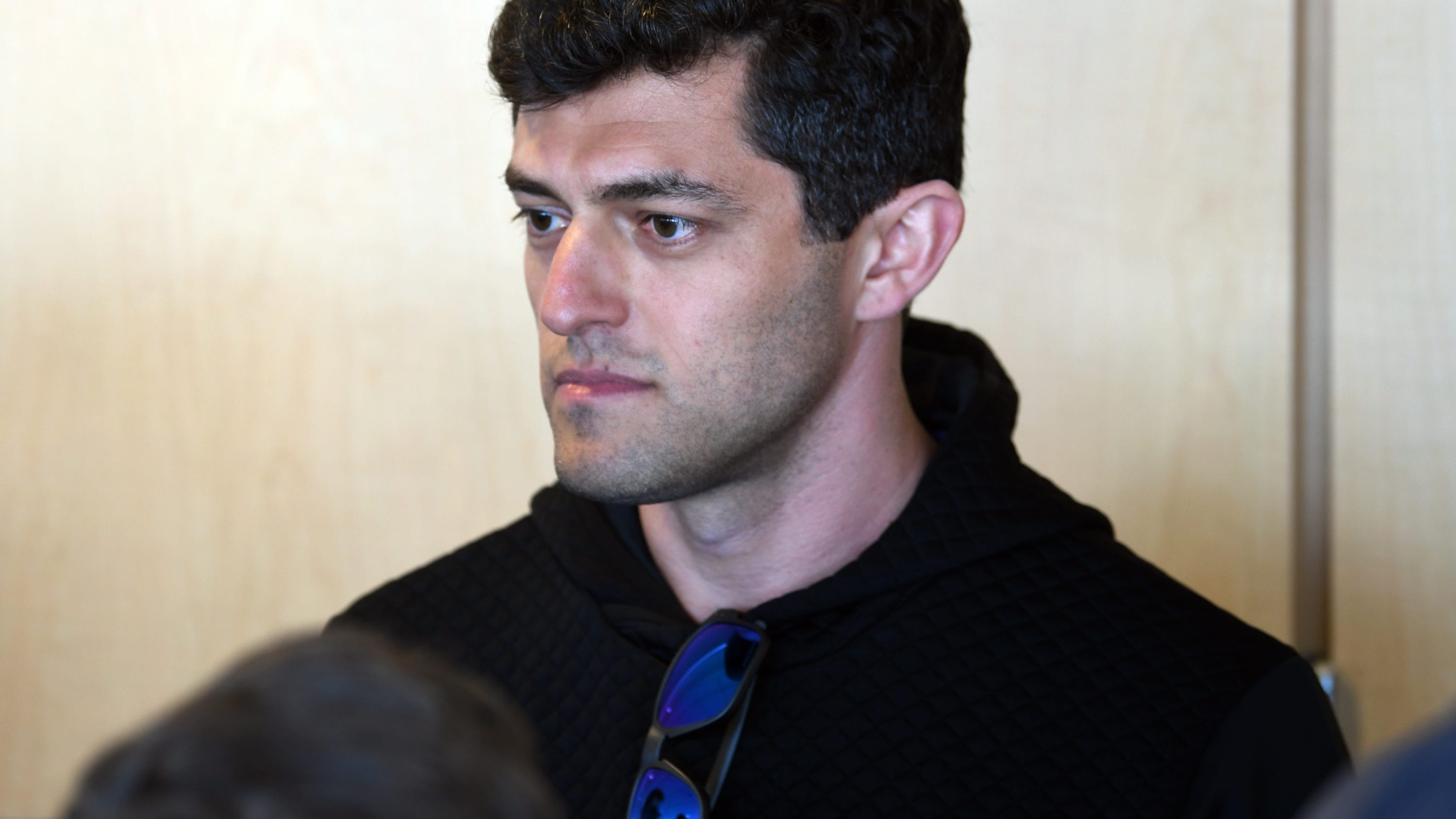 Chaim Bloom on GHS reacts to questionable Laz Díaz strike zone in Game 4