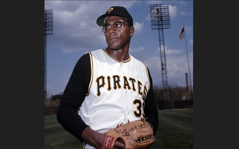 Pittsburgh Pirates pitcher Bob Veale (39) poses for a portrait at Forbes Field.