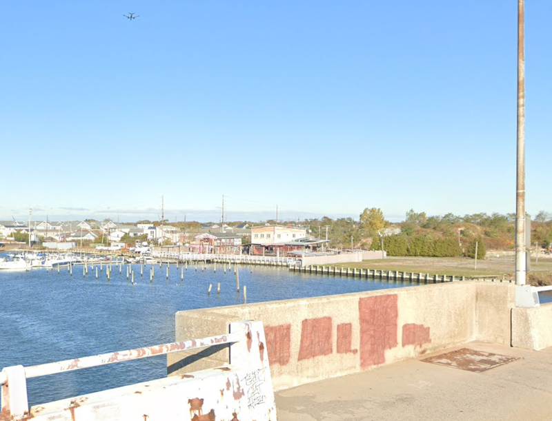 The body was found floating off Railroad Place in the area of Reynolds Channel on Tuesday morning