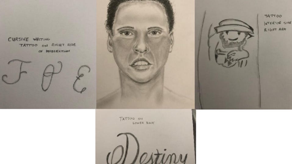 Dallas police release sketch of unidentified woman whose body was found last week