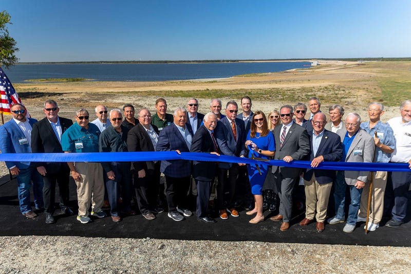 Bois d'Arc Lake dedication ceremony.