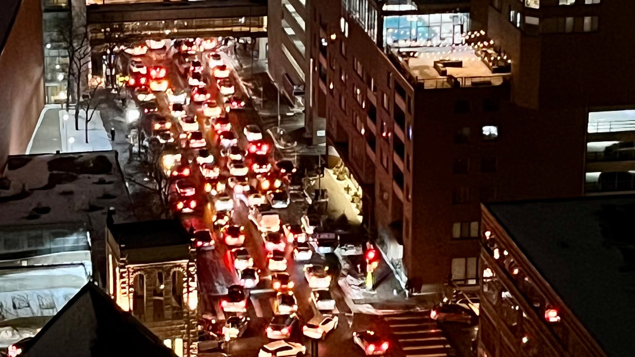 Protests close down streets in Downtown Minneapolis