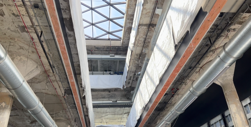 restored Detroit train station