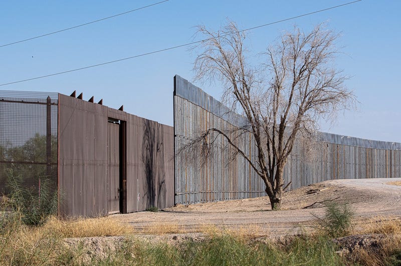 Mark Morgan, Commissioner of the U.S. Customs and Border Protection, visited the U.S.-Mexico border at El Paso to tour a stretch of the new border wall on Oct. 21, 2020. Morgan toured a section where the new border wall meets a section of old wall that has yet to be replaced. Mark Morgan El Paso 009