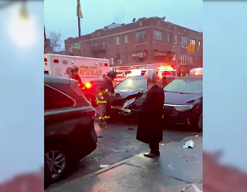 A 23-year-old man was fatally struck about a half a mile from his home in Brooklyn Wednesday night, police said.