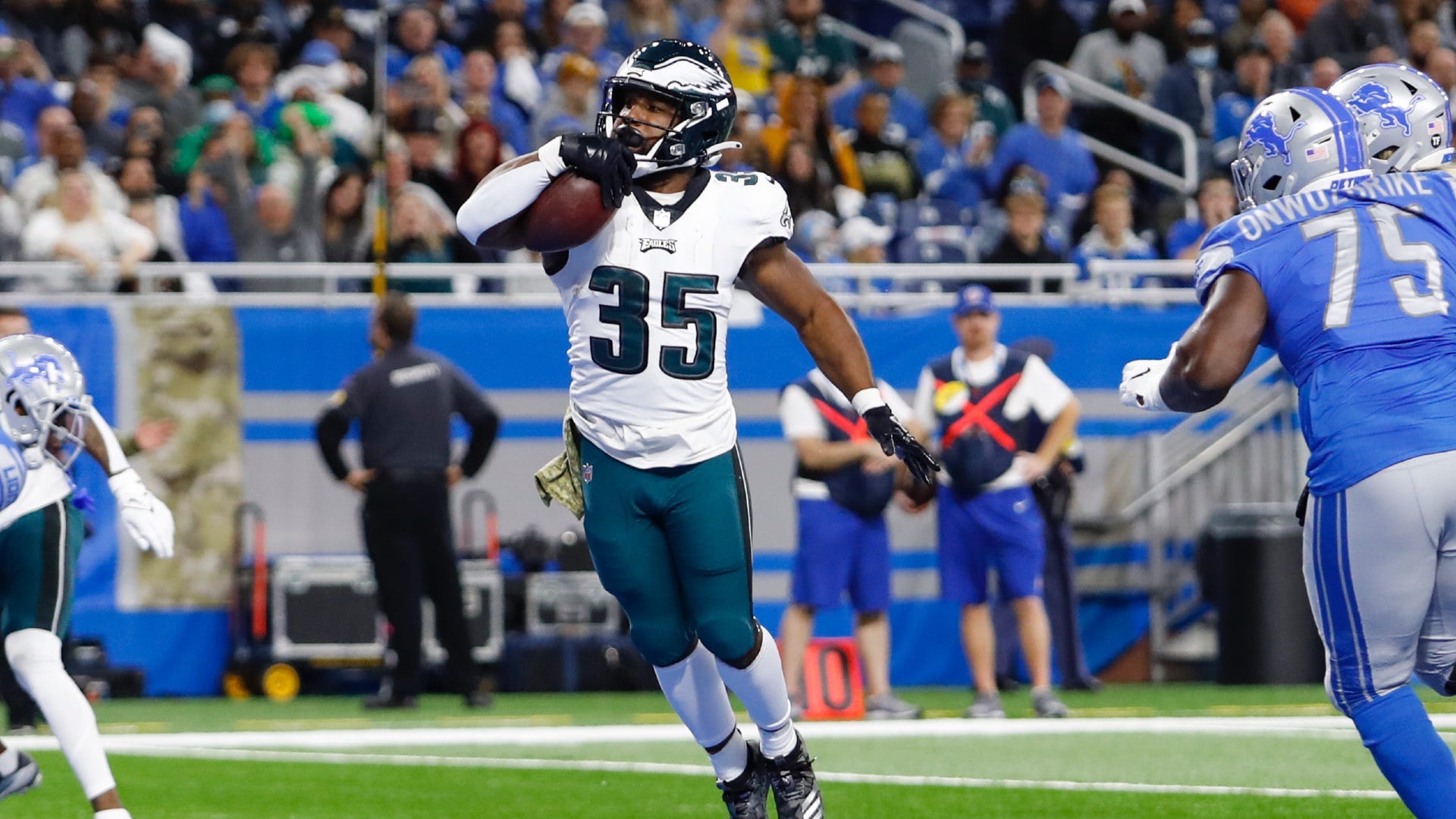 Boston Scott, Jordan Howard and Eagles finally show winning formula vs. Detroit Lions