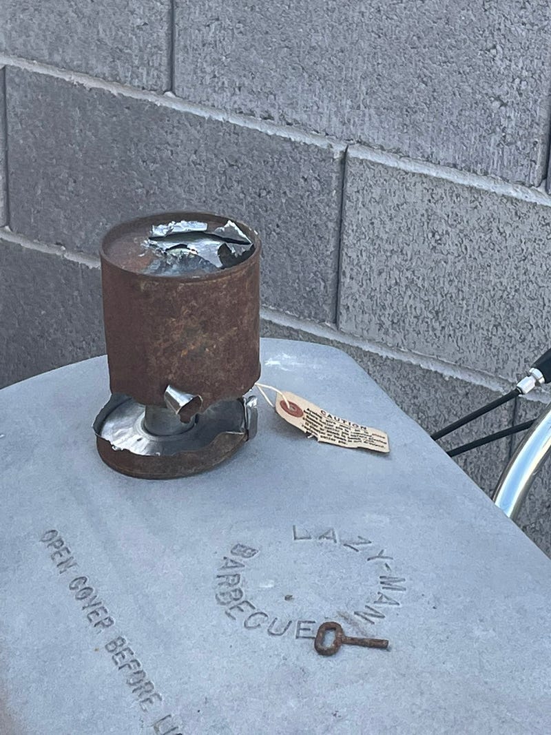 Explosive device found by kids in Boulder City on April 25th, 2022