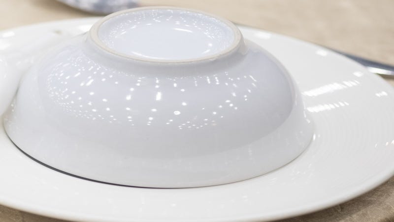 Bowl over plate Getty Images