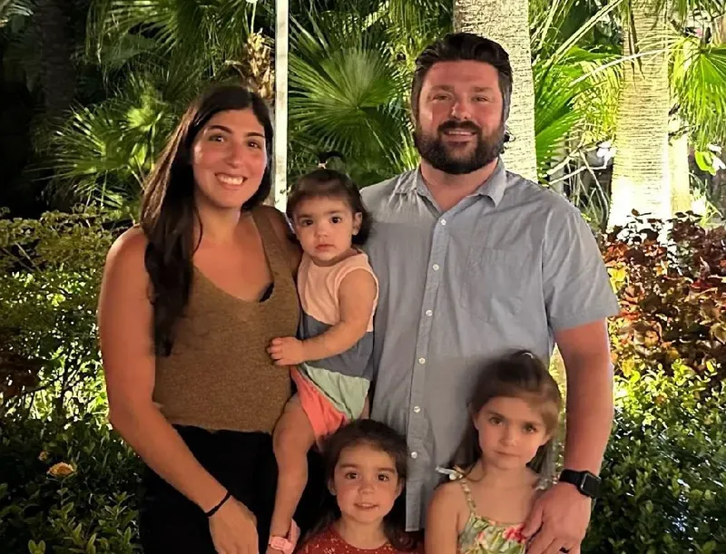 Brad Reckling and family.