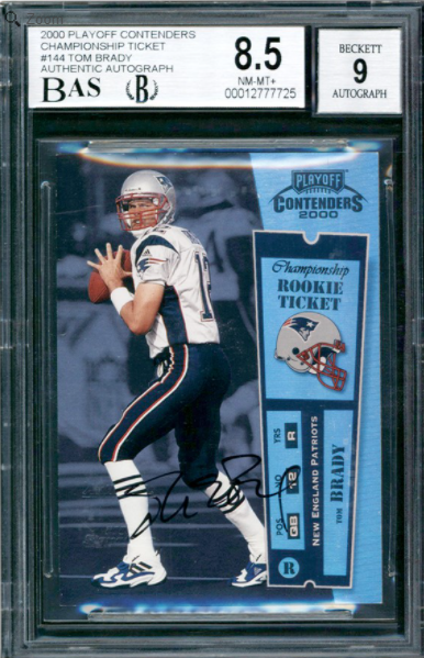 Tom Brady rookie card