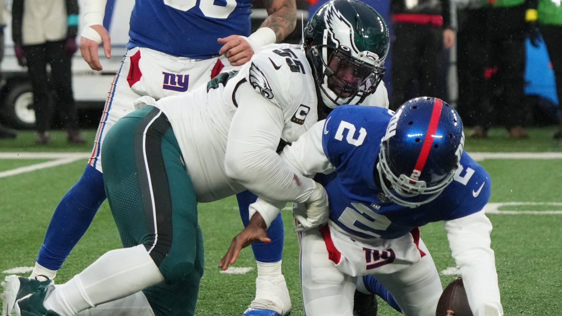Nick Sirianni marvels at Brandon Graham: 'Made by god to rush the QB'