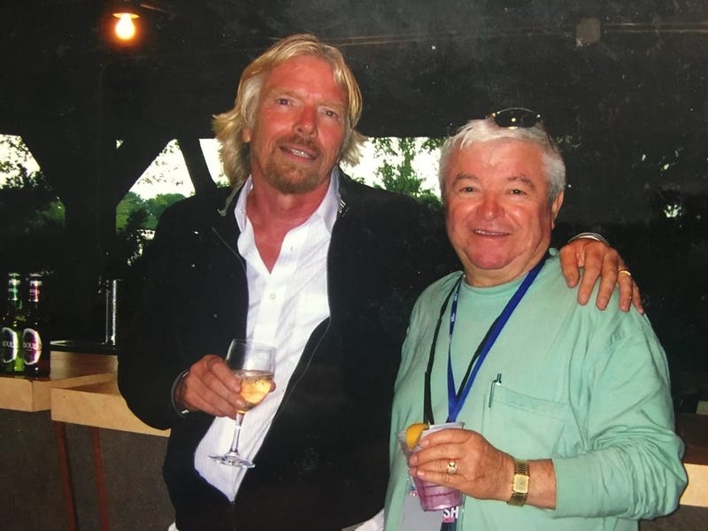 Astronaut with Richard Branson