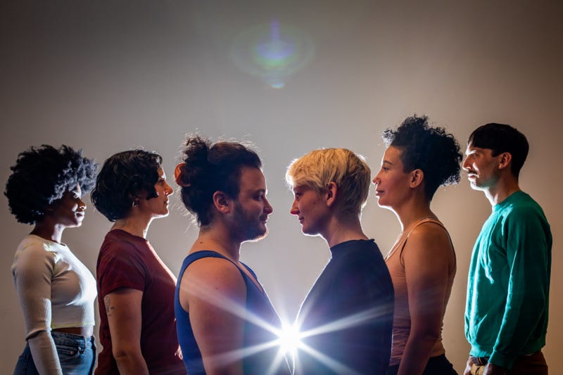 The cast of Applied Mechanics' "Other Orbits"