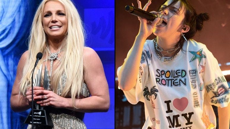 Britney Spears Brings Back the Snake for Billie Eilish Dance on Instagram