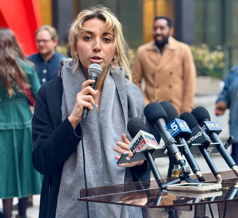 Congressional candidate Katherine “Kat” Abughazaleh