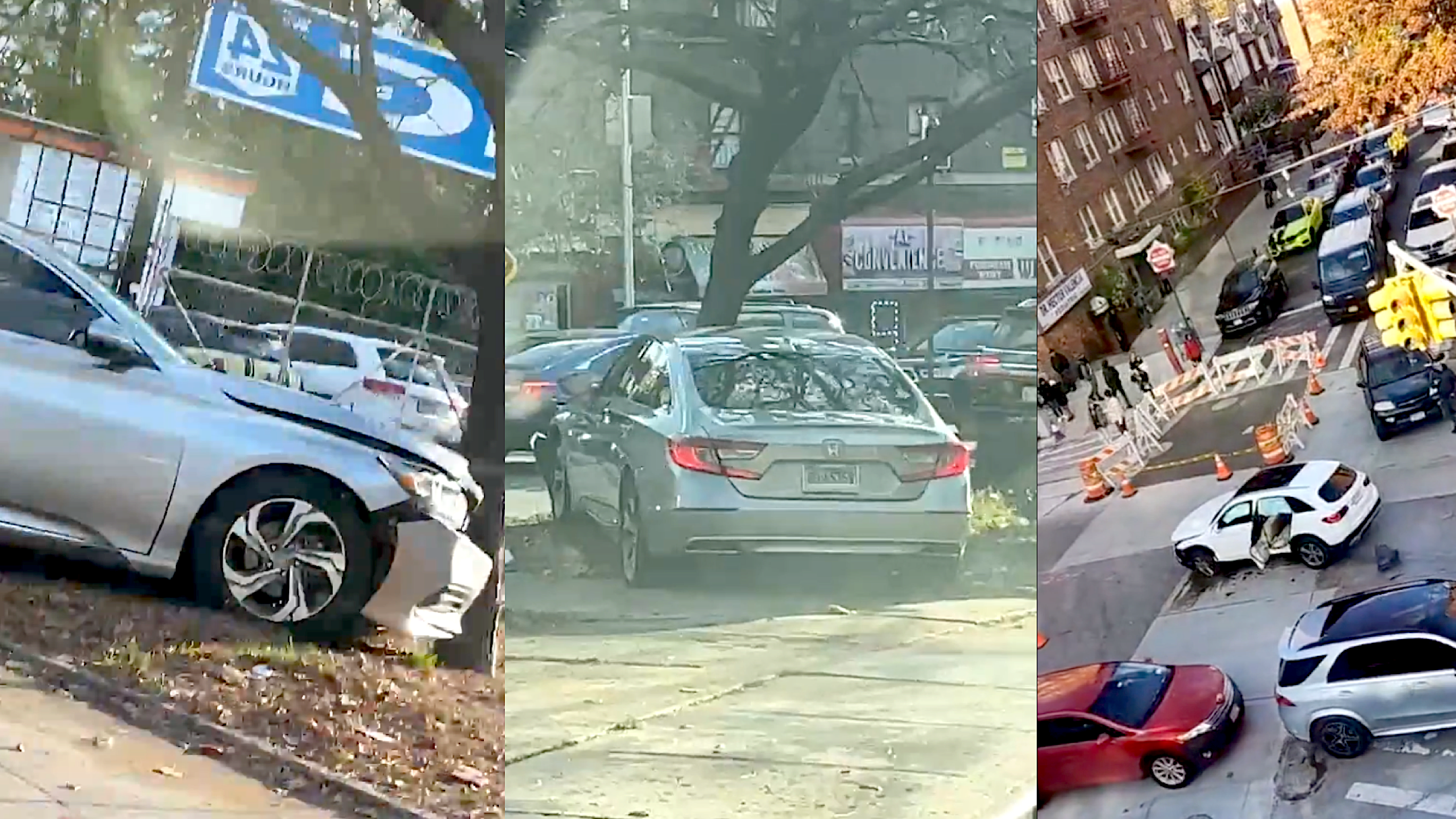 Bronx carjacker strikes, critically injures cyclist before crashing into tree