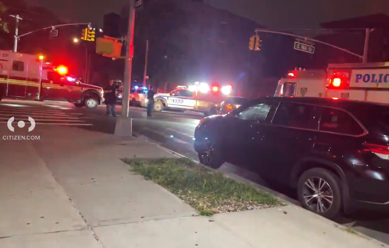 The crash happened at East 168th Street and Washington Avenue in Morrisania