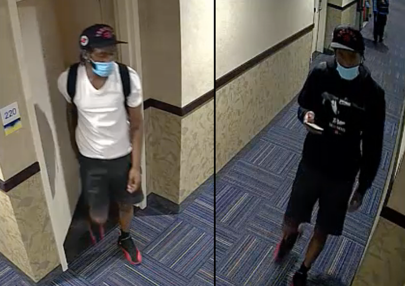 Police are searching for a man suspected of raping two women in September and November at the 7 Days Hotel
